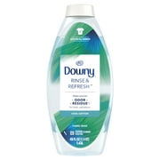 Downy Rinse & Refresh Laundry Odor Remover And Fabric Softener, Cool Cotton, 48 fl oz