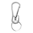 thumbnail image 1 of asddcavvf Stainless Steel Creative Keychain Pendant Integral Wire Cut Personality Waist Hanging Buckle, 1 of 4