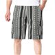 thumbnail image 1 of Puntoco Mono Estampado A Rayas Para Hombre Mono Recto De Cinco Puntos Con Múltiples Bolsillos Pantalones Cortos Informales Pantalones Cortos 006 Rayas De Cinco Puntos Negro Y Verde Xxl (38), 1 of 3