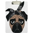 thumbnail image 2 of FMSHPON Funny Dog Pug Clipboard Hardboard Wood Nursing Clip Board and Pull for Standard A4 Letter 13x9 inches, 2 of 8