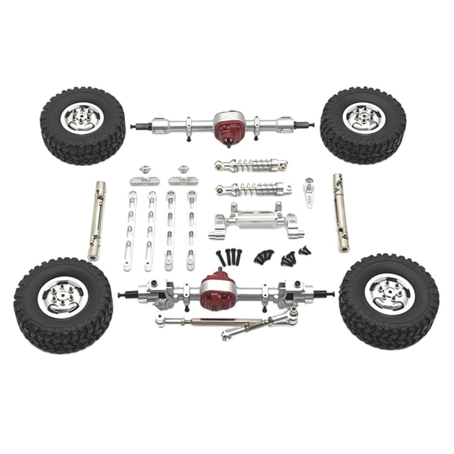 Milaget RC Car Accessory Durable Spare Accessory Kits for MN82 LC79 MN78 1/12 RC Car Argent