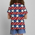 thumbnail image 2 of vdgthytj 4th of July Shirts for Kids Boy Girl Summer Crewneck Short Sleeve Graphic Tee Tops Independence Day Outfit, 2 of 6