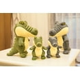 thumbnail image 3 of 2Pcs 9" Crocodile Plush Stuffed Animals Plushie Cute Soft Cuddle Pillow for Boys Girls,Green, 3 of 5