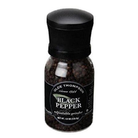 Olde Thompson Black Pepper Adjustable Grinder, 4