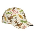 thumbnail image 3 of Haiem Monkeys in the Jungle Baseball Cap Dad Hat Cotton Soft Adjustable Fashion Hats for Men Women Unisex Style Headwear, 3 of 9