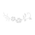 thumbnail image 1 of Clearance! for RV Motorhome Trailer Door Panel Side Decal Sticker Fashion Graphical Modelling Adornment Door Flower Stickers DIY Modified SUV Engine Cover Vinyl Decals Car Sticker,White, 1 of 9