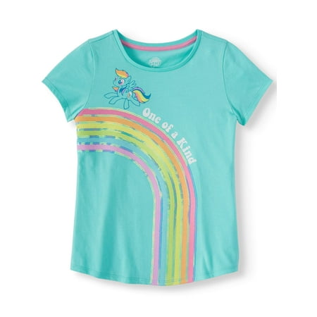 My Little Pony Rainbow Dash Graphic T-Shirt (Little Girls & Big (Best Rainbow Dash Moments)