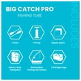 thumbnail image 3 of INTEX Big Catch Pro Inflatable Fishing Float Tube Set w/Oars, Pump & Removable Rod Holders, 3 of 12