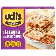 Udi's Gluten Free Lasagna with Meat Sauce, 28 oz (Frozen)