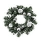 thumbnail image 2 of Colgante De Anillo De Pvc Corona navideña verde para colgar en la puerta, 30x30x5 cm, decoración de pared de PVC para ambiente festivo en el hogar (1 unidad) Rkxzt, 2 of 8