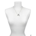 thumbnail image 3 of Delight Jewelry Resin Grey Hippopotamus Honey - Love and Lock Charm Necklace, 18"+1", 3 of 4