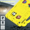 thumbnail image 6 of ELEHOLD for iPad Mini 
 5/Mini 4/Mini 3/Mini 2/Mini 1 7.9" Kids Case, Cute Cartoon EVA Kids-Friendly Handle Grip Kickstand Shockproof Rugged Protective Case for iPad mini 5/4/3/2/1 7.9 inch, Yellow, 6 of 7