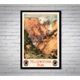 thumbnail image 2 of Yellow Stone Park - Northern Pacific - Vintage Travel Poster (12x18Inches), 2 of 6