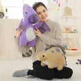 thumbnail image 4 of Happy Date Dinosaur Stuffed Animal, 12" /20" Cute Soft Dinosaur Plush Toy,tuffed Animals Large Hugging Pillow Soft 3D Plush Toy for Boys and Girls, 4 of 9