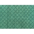 thumbnail image 1 of Ahgly Company Machine Washable Indoor Rectangle Abstract Turquoise Blue Modern Area Rugs, 7' x 9', 1 of 4