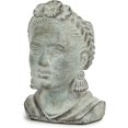 thumbnail image 3 of Siabc - Extra Petit Pot pour Femme avec Tête en Ciment Unibrow, Gris (7 Pouces de Haut), 3 of 4
