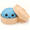 Blue, variant on Dumpling Squishy Toy, Cute Stress Balls Fidget Sensory Toys, Stocking Stuffers with Food Steamer Stretchy Desk Toys