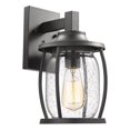 thumbnail image 1 of Chloe Lighting CH2S073BK12-OD1 Jackson Transitionnel 1 Applique Murale Extérieure Texturée Noire - 12 Po., 1 of 1