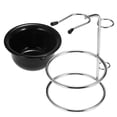 thumbnail image 3 of Soporte Universal para brocha de afeitar de acero inoxidable, 2 uds., con cuenco de afeitar, 3 of 8