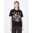 thumbnail image 1 of Valentines Day Koala Flowers Toddler T-Shirt For WomenFather's Day, Mother's Day, New Year, Spring FCamisetas de verano para mujer, manga corta, cuello redondo, casual, lindo, con gráficos, camisetas, 1 of 6