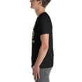 thumbnail image 3 of St. Patrick’s Day Clover T-Shirt – Unique Swirl Design, Perfect for Festive Celebrations (M) (Black), 3 of 6