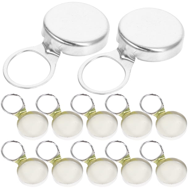 BRIGHTFUFU Tapas de botellas de refresco reutilizables, tapas de latas de refresco funcionales, tapas de botellas de aluminio, 24 Uds.