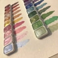 thumbnail image 4 of Deeceymbur 20 Colors Metallic Watercolor Paints Water Color Paint Sets for Kids Palette for Children's Art Supplies 5ml Scheme1 2, 4 of 5