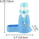 thumbnail image 2 of Botella de agua colgante para hámster en 1, dispensador automático para mascotas con Base para hámster enano, ratón, rata, erizo, 2 of 7