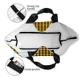 thumbnail image 4 of Easygdp Retro Yellow and Black Houndstooth Bolsas Tote para Mujer, Bolsos de Hombro para Viaje, Bolsos de Mano de Gran Capacidad para Compras y Trabajo, 4 of 8