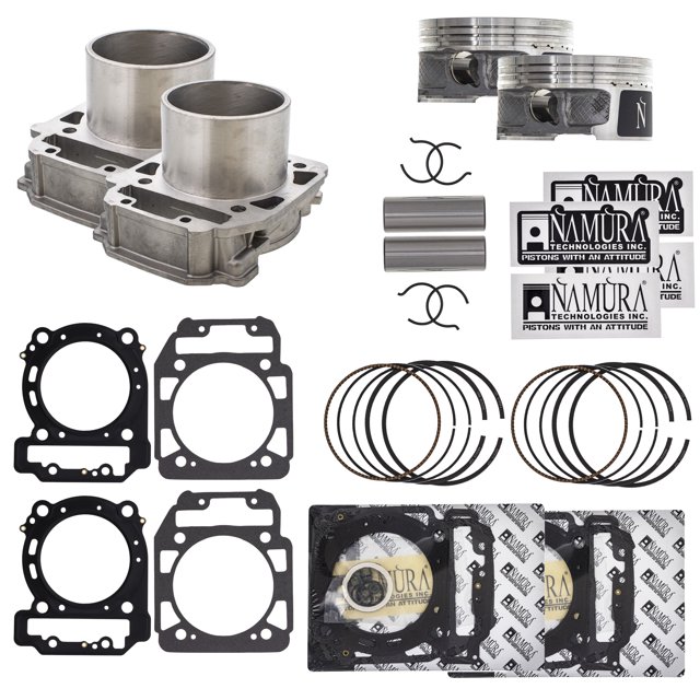 Niche Front Rear Cylinder Namura Piston Gasket Kit for Can-Am Outlander 400 Max MK1012576