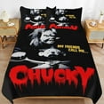 thumbnail image 1 of Ensemble de Literie Bride of Chucky Housse de Couette Confortable et Légère Literie de Dessin Animé Ensemble de Lit 3 Pcs Simple (1 Housse de Couette et 2 Taies d'Oreiller), 1 of 5