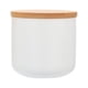 thumbnail image 1 of Lata de cerámica para té, recipiente hermético para té, tarro hermético para granos de cocina con tapa de bambú, 1 of 7