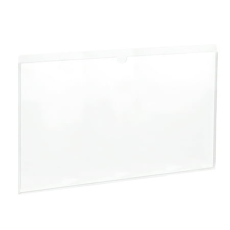 Uxcell Clear Acrylic Sign Holder Document Paper Horizontal Wall Mount Frame 8.3x11.7inch for Home, Office, Pack of 3