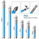 thumbnail image 5 of 14 Pcs Magnetic Anti Screwdriver Bits Set Impact Driver Bit Set 1/4 Inch Hex Drill Bit Set, 5 of 5