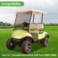 thumbnail image 2 of 10L0L Golf Cart Windshield for Yamaha G29 Drive 2007-2016, 4MM Tinted Fold Down Windshield, 2 of 7