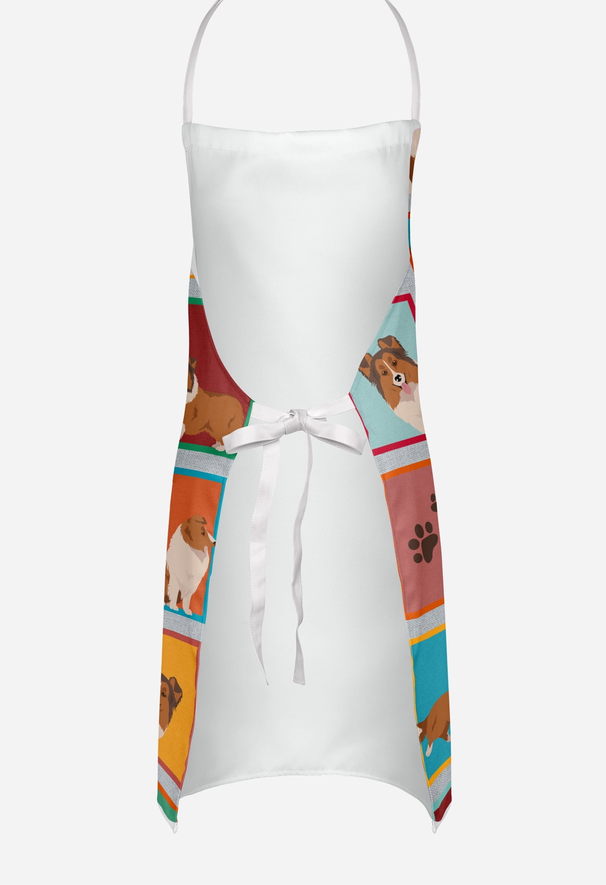 Lots of Sheltie Apron 27 in x 30 in