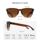 thumbnail image 5 of Gafas de sol para mujer KALIYADI polarizadas retro con protección UV400, 5 of 6