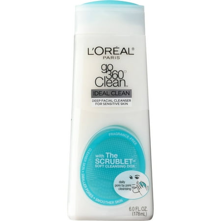 L'Oreal Paris Go 360 Clean Ideal Clean Deep Facial Cleanser, 6.0 Fl Oz