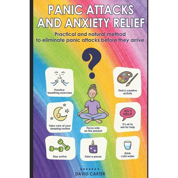 Panic attacks and anxiety relief: Practical and natural method to eliminate panic attacks before they arrive (Paperback)