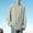 Gray, variant on Qiggri Men's Casual Base Solid Color Loose Fitting Pullover Round Neck Long Sleeved T-Shirts