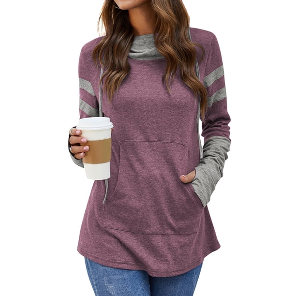 walmart cowl neck sweatshirt