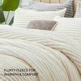 thumbnail image 4 of Fleece Queen Comforter Set Super Soft & Warm Fluffy Bedding, Luxury Fuzzy Heavy Bed Set for Winter with Pillow Cases, 4 of 5