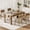 Finger Joint board color, variant on COZONY 1.6m 6-8 Seater Farmhouse Dining Table, Reinforced Triangular Legs, 330 lb Capacity, Rectangular Wood Kitchen Table for Apartment & Small Space,Gray