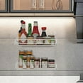 thumbnail image 4 of Mesh Magnetic Spice Rack for Refrigerator, Durable Metal Organizer with Adjustable Shelves, Rustproof Design for Kitchen Pantry, Easy Installation with Strong Magnets, 4 of 6