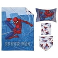 thumbnail image 2 of Marvel Spiderman Wall Crawler 4 Piece Toddler Bed Set, 2 of 8