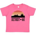 thumbnail image 3 of Inktastic Detroit Michigan Skyline Retro Boys or Girls Baby T-Shirt, 3 of 5