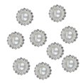 thumbnail image 4 of Inteprter 10 Uds botones de perlas de imitación de diamantes de imitación 16mm Retro DIY coser adornos artesanales para ropa bolsa zapatos Tela de costura y artesanía Inteprter HA000075-00B, 4 of 6