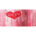 thumbnail image 4 of Love Piggy Bank, Love You Heart on Grunge Style Rustic Wooden Background Valentines Day Retro Print, Ceramic Coin Bank Money Box for Cash Saving, 3.6" X 3.2", Red Pink, by Ambesonne, 4 of 4
