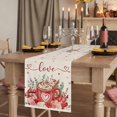 thumbnail image 2 of Table Runners 70 Inches Long Dress Scarves, Valentine's Day Farmhouse Coffee/Dining/Kitchen Table Decor, Holiday Table Runner, Eucalyptus Leaves Coffee Gifts Romantic Rustic 13x70 Inch, 2 of 9