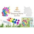 TOYLI Paintable Ceramic Unicorn Stepping Stone Art Kit for Kids, Girls